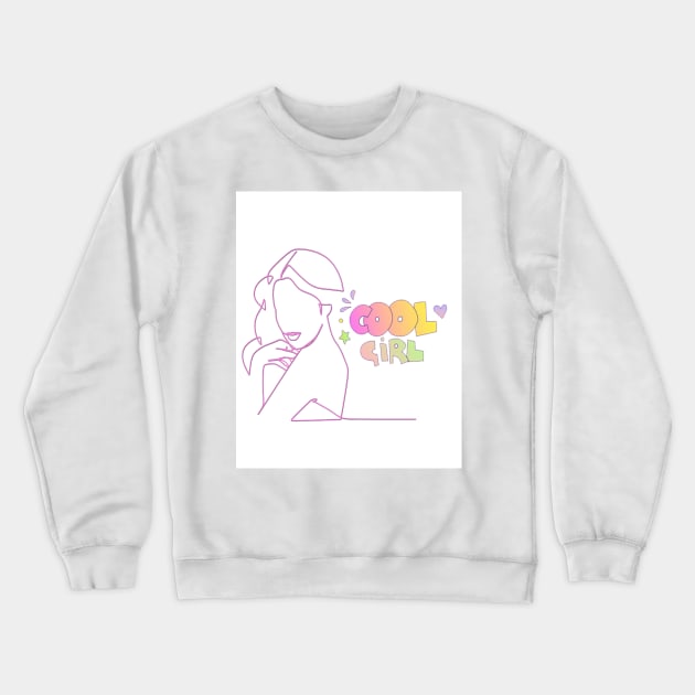 girl Crewneck Sweatshirt by ZionFashion